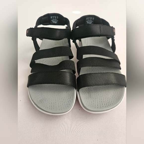 RYKA - SIZE 8M Black and Gray Athletic Sandals with Adjustable Straps - Picture 1 of 6